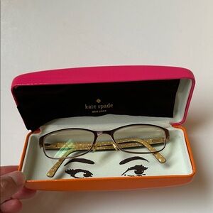 Kate Spade Women's Glasses with case and cloth